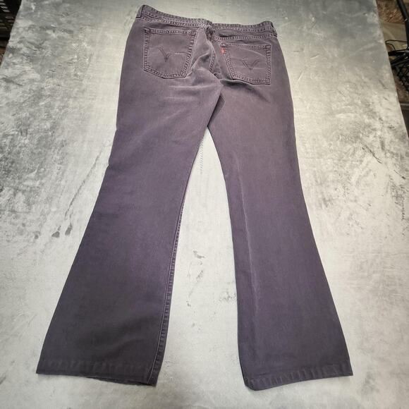 Vintage Levis 518 Jeans Womens 13M Purple Superlow Boot Cut Low Rise Denim Y2K - Picture 12 of 14